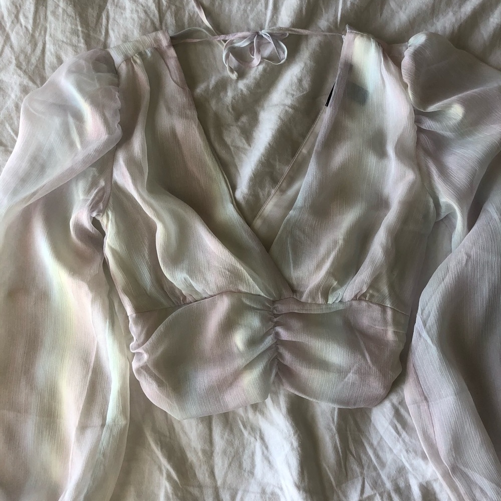 Puff sleeve top